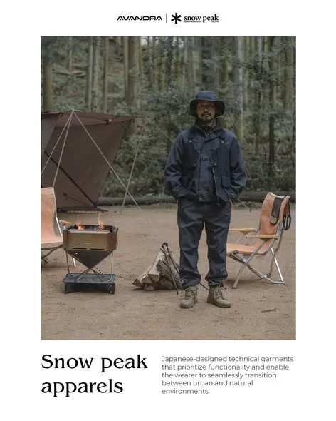 NEW APPAREL — SNOW PEAK OUTFITTERS